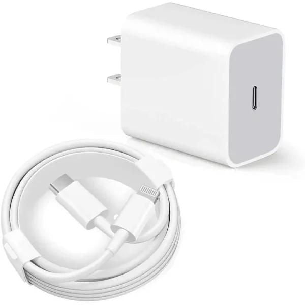 2 Pin Original 20W Fast Charging Adapter | USB Power Cube | For iPhone | Quick Charge Plug