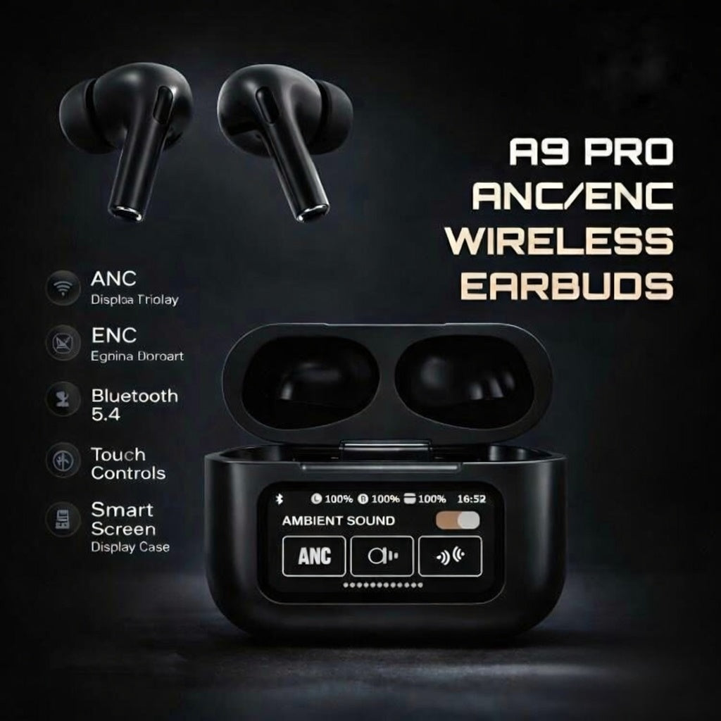 A9 Pro TWS wireless earbuds | ANC Activated
